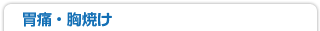 胃痛・胸焼け